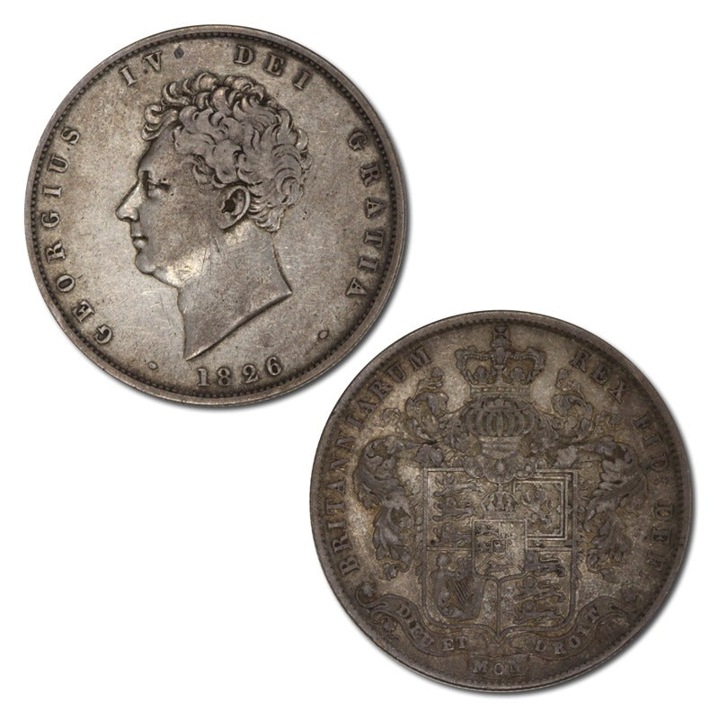 Great Britain 1826 George IV Silver Halfcrown