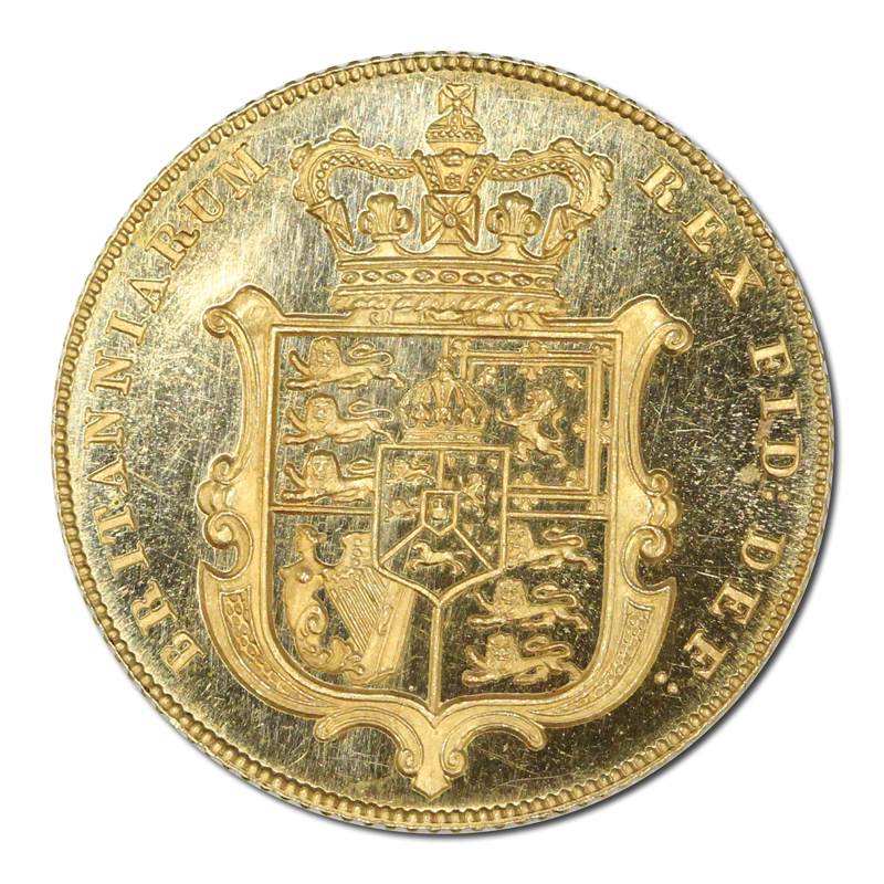 Great Britain 1826 George IV Gold Sovereign Brilliant Proof