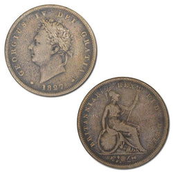 Great Britain 1827 George IV Penny