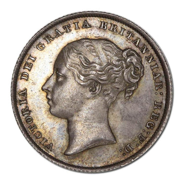 Great Britain 1844 Victoria Silver Shilling S.3904