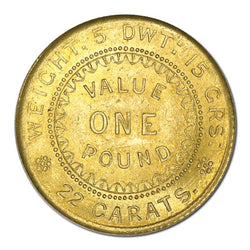1852 Adelaide Pound Type II Lustrous nUNC