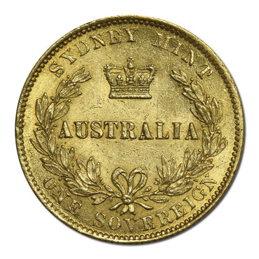 1864 Sydney Mint Victoria Gold Sovereign Lustrous nUNC/UNC