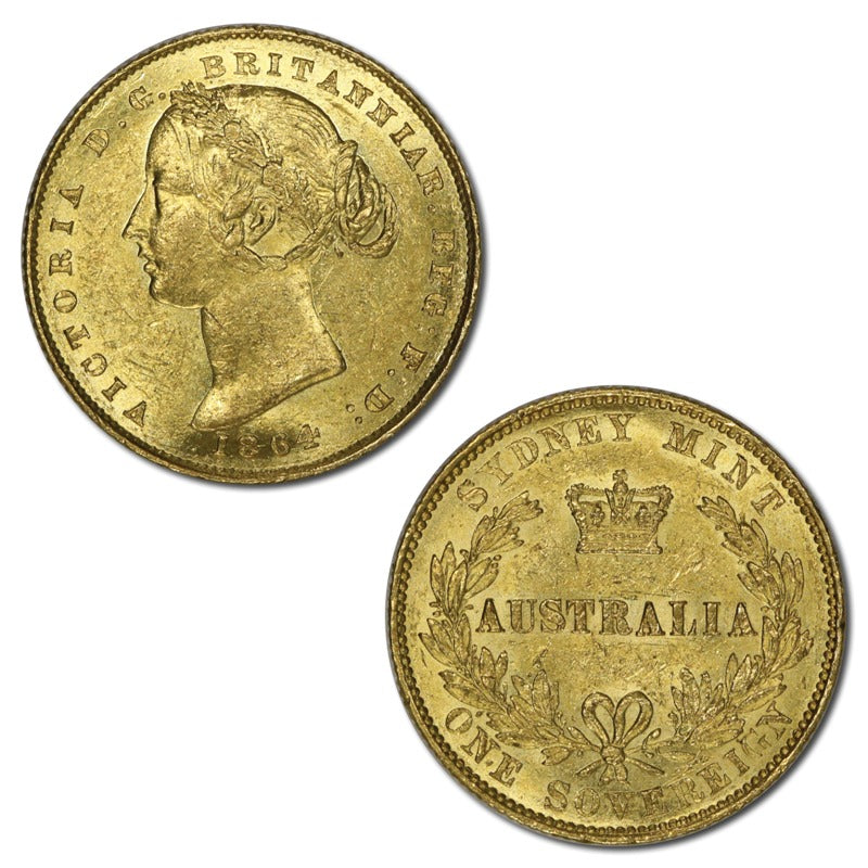 1864 Sydney Mint Gold Sovereign