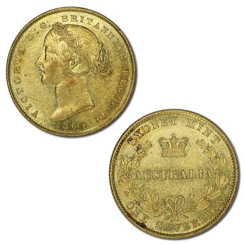 1864 Sydney Mint Gold Sovereign