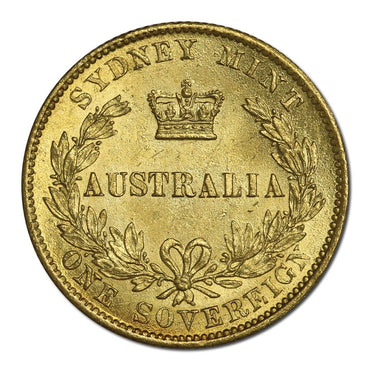 1867 Sydney Mint Victoria Gold Sovereign Lustrous CHOICE UNC