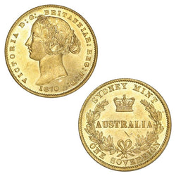 1870 Sydney Mint Gold Sovereign Lustrous Choice UNC