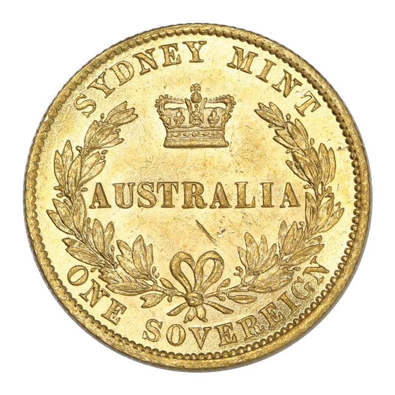 1870 Sydney Mint Gold Sovereign Lustrous Choice UNC