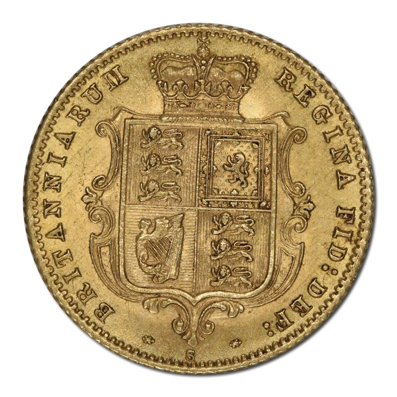 1872 Sydney Gold Half Sovereign CHOICE UNC