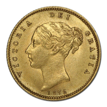 1872 Sydney Gold Half Sovereign CHOICE UNC