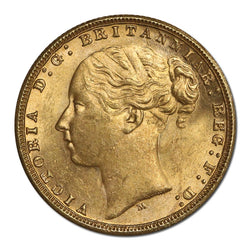 1876 Melbourne St George Gold Sovereign 'The Douro Cargo'