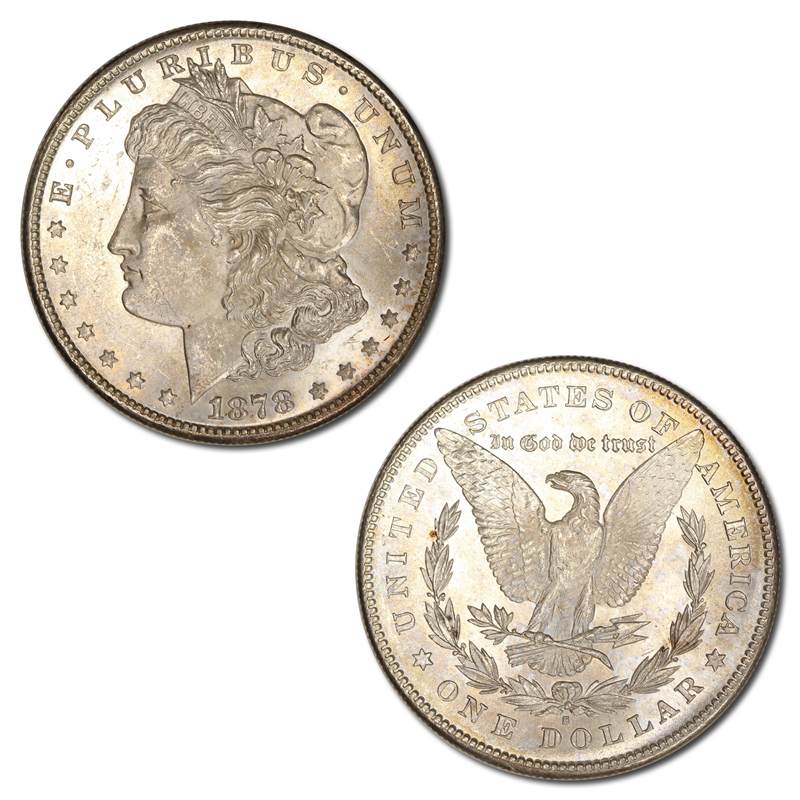 USA 1878 'S' San Francisco Silver Morgan Dollar