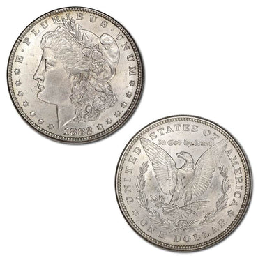 USA 1882 Philadelphia Morgan Silver Dollar Lustrous UNC