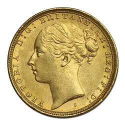 1882 Sydney Victoria Y/H St George Gold Sovereign EF