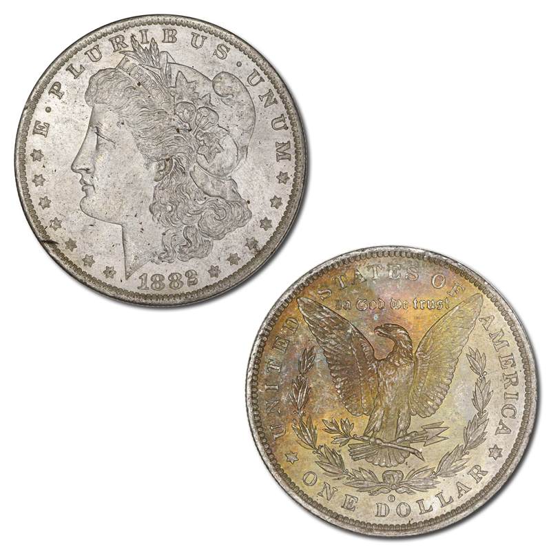 USA 1882 'O' New Orleans Morgan Dollar Lustrous CHOICE UNC