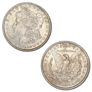 USA 1884 'O' New Orleans Silver Morgan Dollar