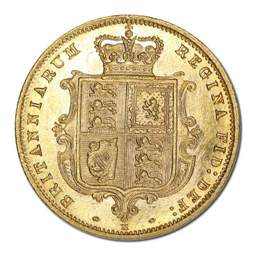 1884 Melbourne Gold Half Sovereign Lustrous UNC