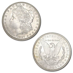 USA 1887 Philadelphia Morgan Silver Dollar