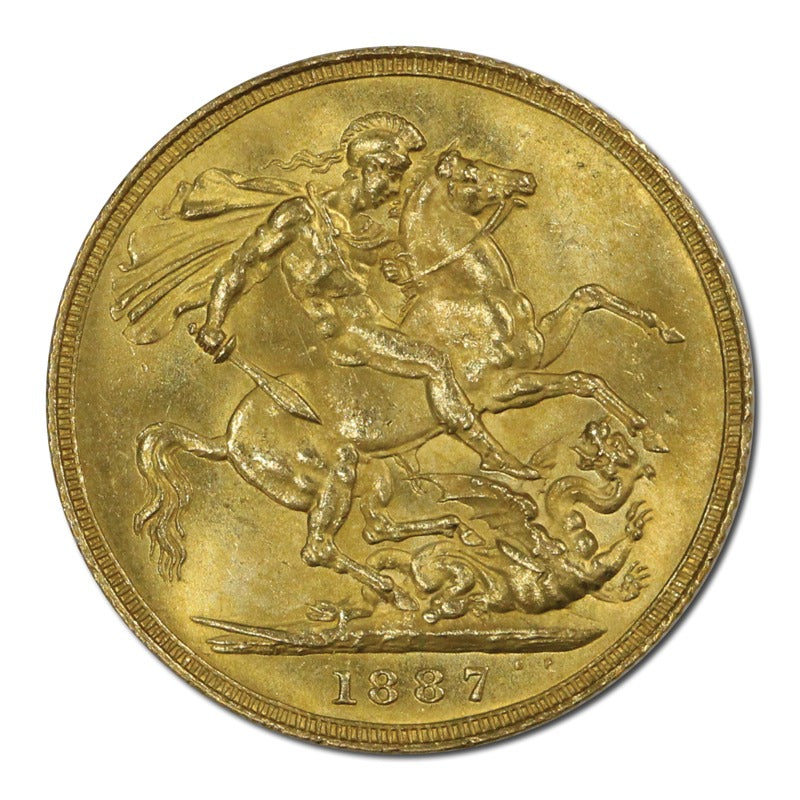 Great Britain 1887 Gold Victoria Jubilee Sovereign