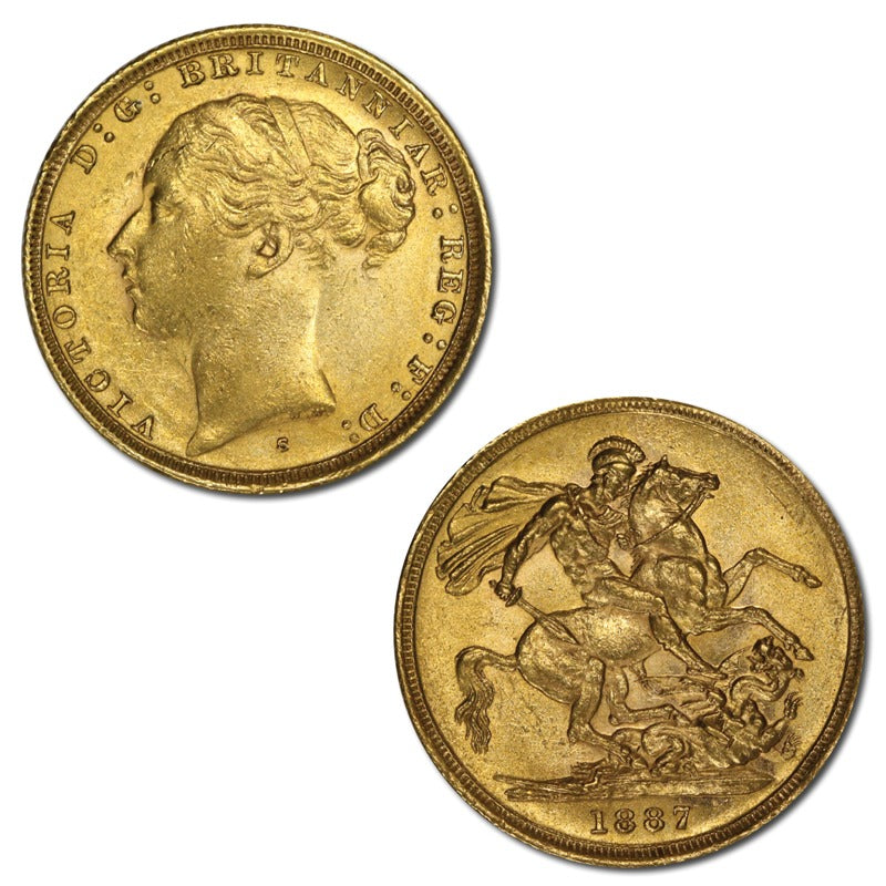 1887 Sydney Gold Sovereign EF