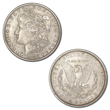 USA 1888 Philadelphia Morgan Silver Dollar VF