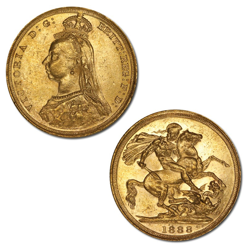 1888 Sydney Jubilee Gold Sovereign UNC