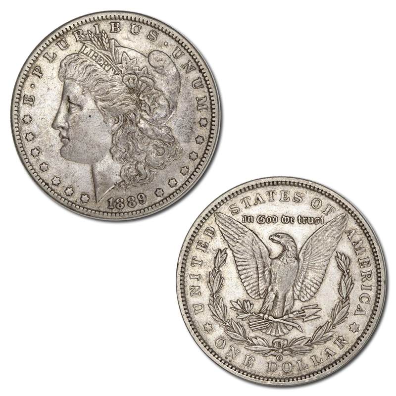 USA 1889 'O' New Orleans Morgan Silver One Dollar