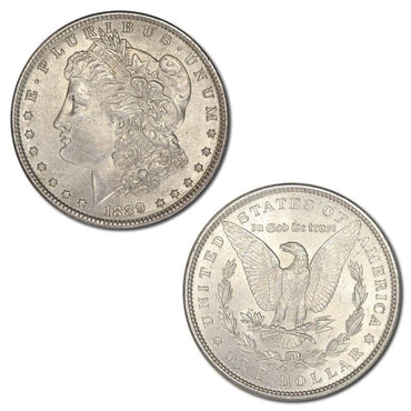 USA 1889 Philadelphia Morgan Silver One Dollar