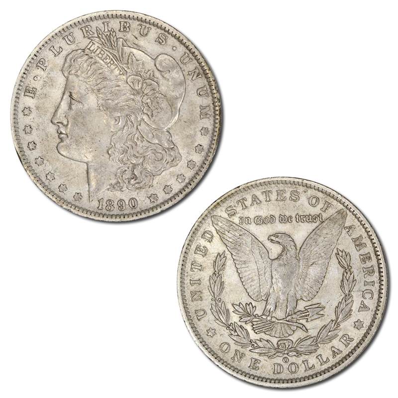 USA 1890 'O' New Orleans Morgan Silver Dollar