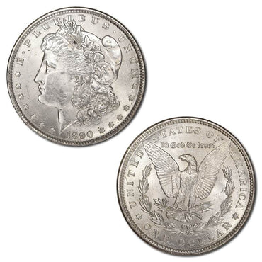 USA 1890 Philadelphia Morgan Silver One Dollar CHOICE UNC