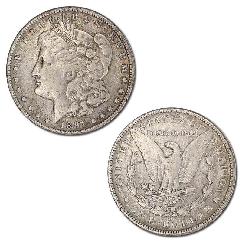 USA 1891 O New Orleans Morgan Silver Dollar