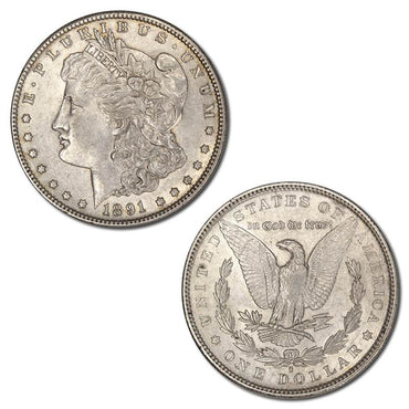 USA 1891 'S' San Francisco Morgan Silver Dollar