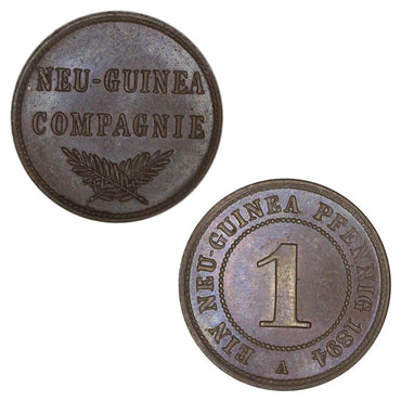 German New Guinea 1894A Bronze 1 Pfennig nUNC