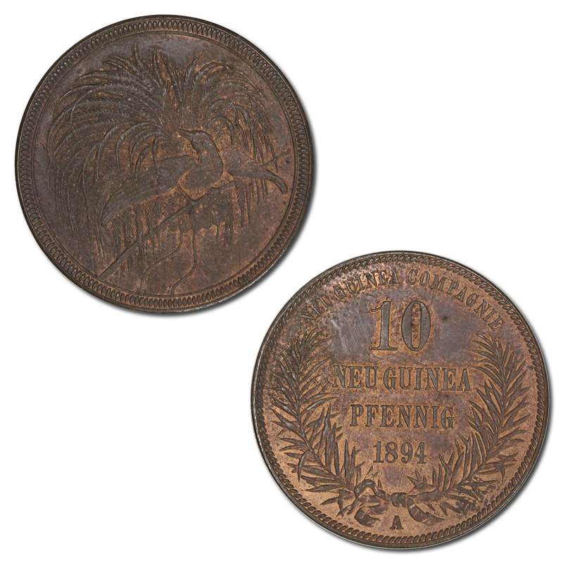 German New Guinea 1894A 10 Pfennig KM#3