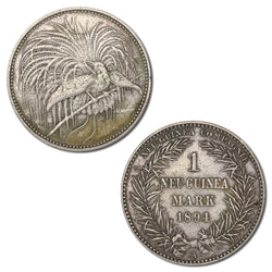 German New Guinea 1894A Silver 1 Mark
