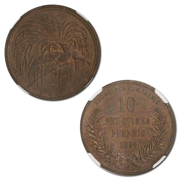 German New Guinea 1894A 10 Pfennig KM#3