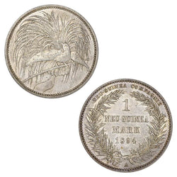 German New Guinea 1894A Silver 1 Mark