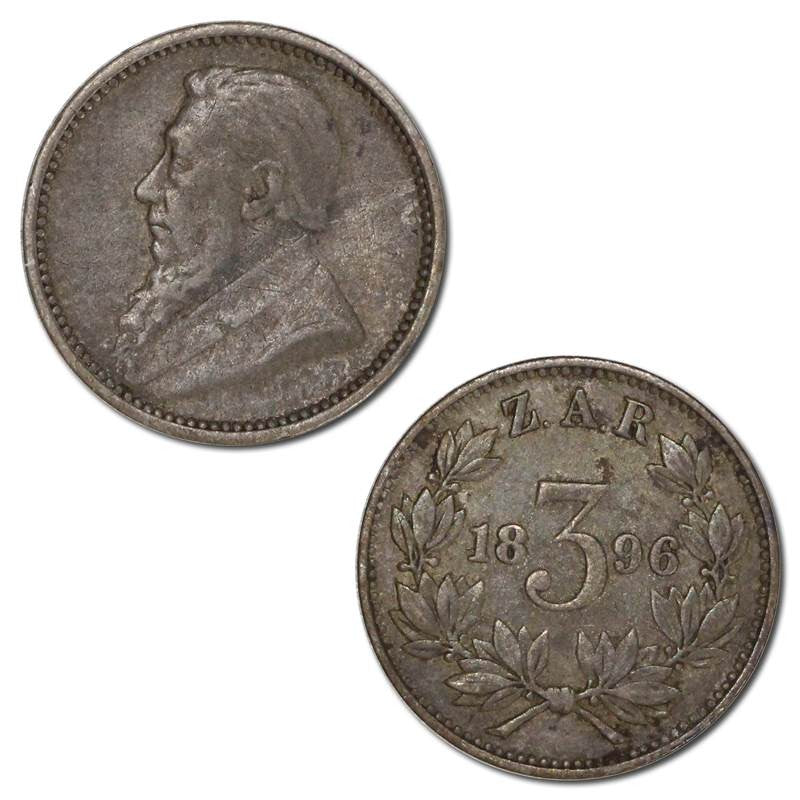 South Africa 1896 Kruger Gold & Silver Set of 7