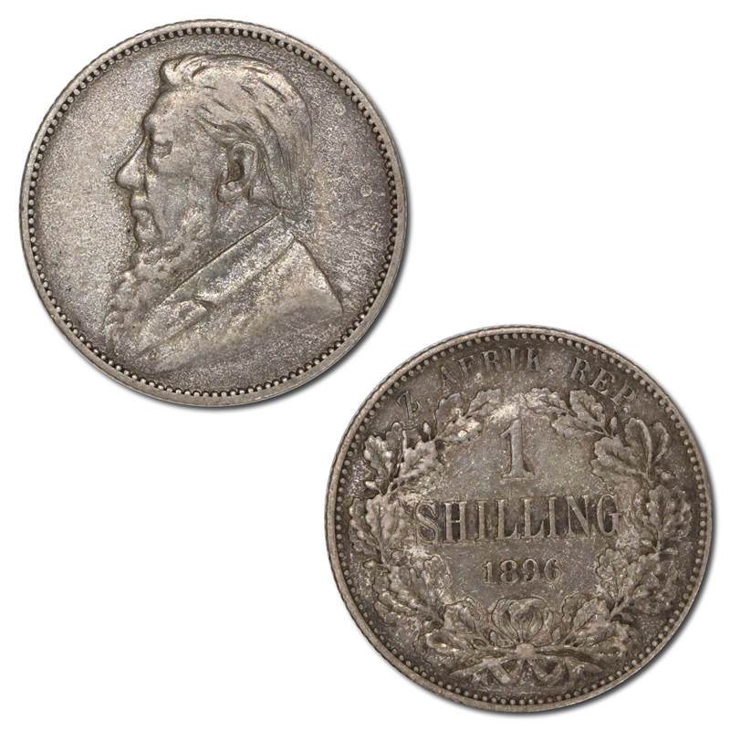 South Africa 1896 Kruger Gold & Silver Set of 7