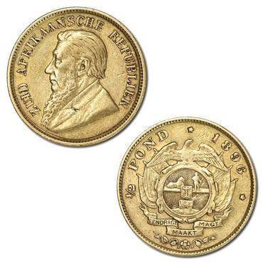 South Africa 1896 Kruger Gold & Silver Set of 7