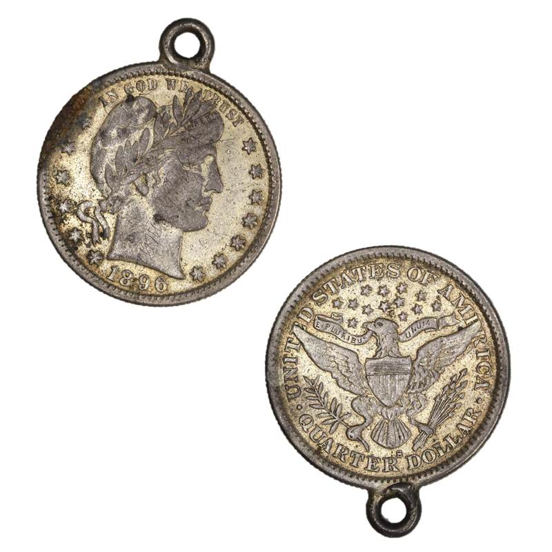 USA 1896 S Silver Quarter (25c) Dollar