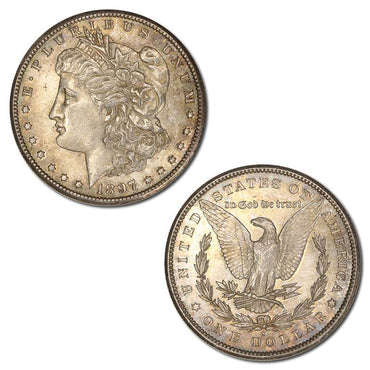 USA 1897 'S' San Francisco Morgan Silver Dollar