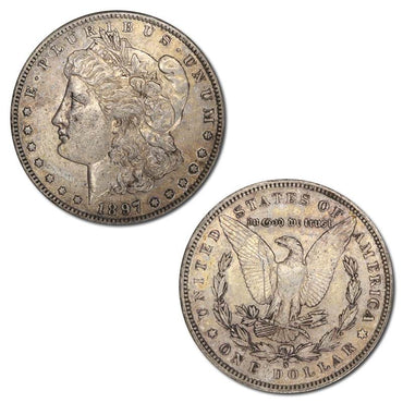 USA 1897 'S' San Francisco Morgan Silver Dollar