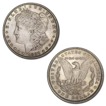 USA 1897 Philadelphia Morgan Silver One Dollar