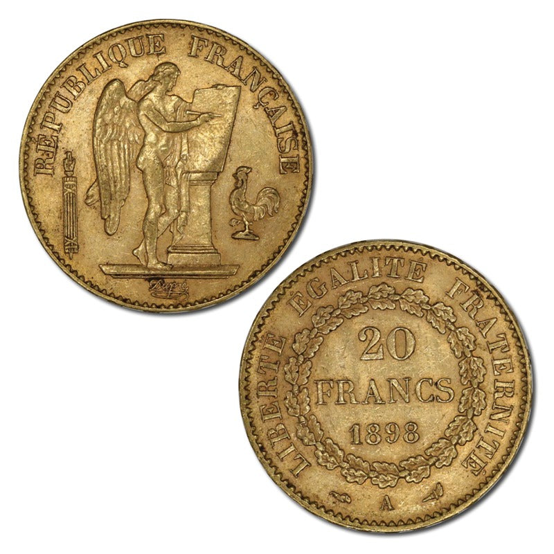 France 1898 A 20 Francs Gold VF