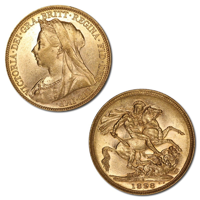 1898 Sydney Gold Sovereign Lustrous CHOICE UNC
