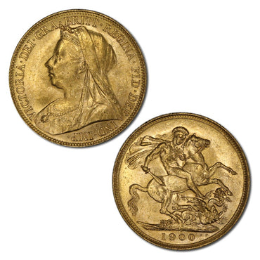 1899-1931 Perth Mint Gold Sovereign Type Set