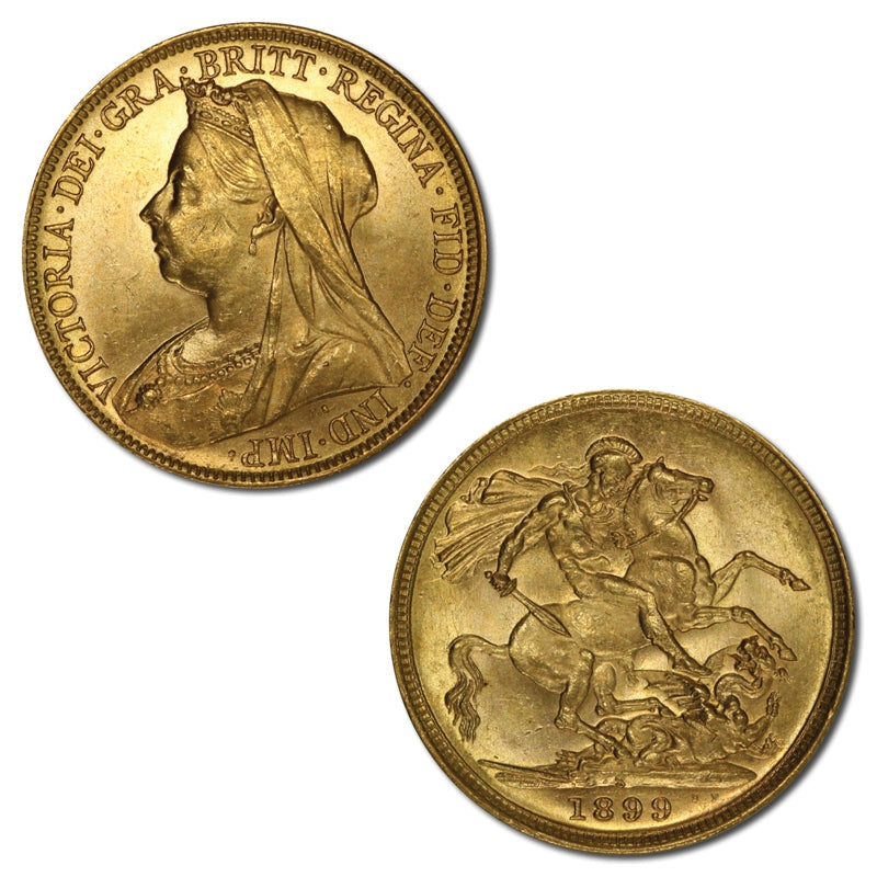 1899 Sydney Gold Sovereign Lustrous nUNC/UNC