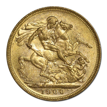 1900 Melbourne Victoria V/H Gold Sovereign Lustrous nUNC