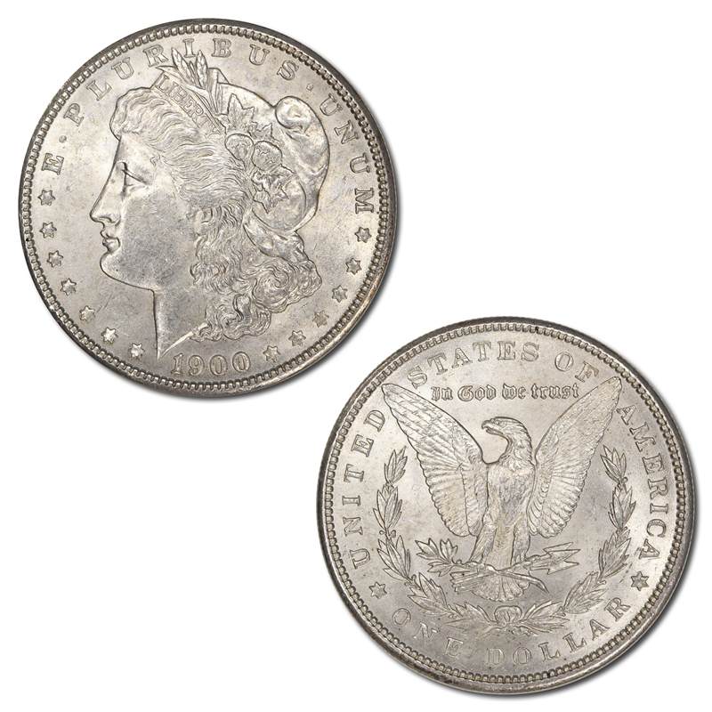 USA 1900 Philadelphia Morgan Silver One Dollar