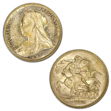 1900 Melbourne Victoria V/H Gold Sovereign Lustrous nUNC